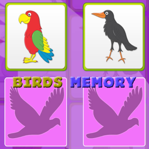 Kids Memory Game - Birds