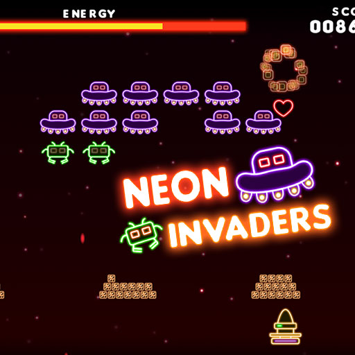 Neon Invaders Classic