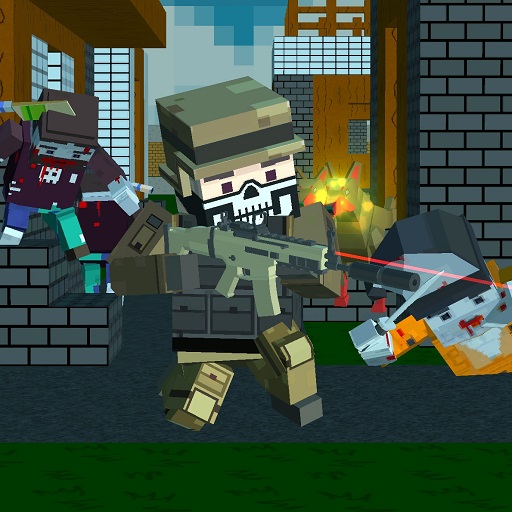 Pixel shooter zombie Multiplayer