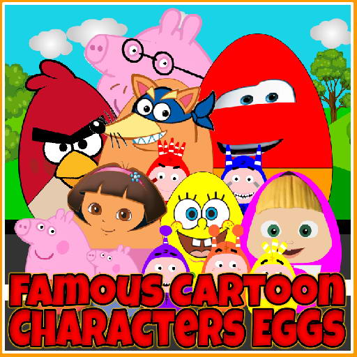 Famous Cartoon Characters Eggs