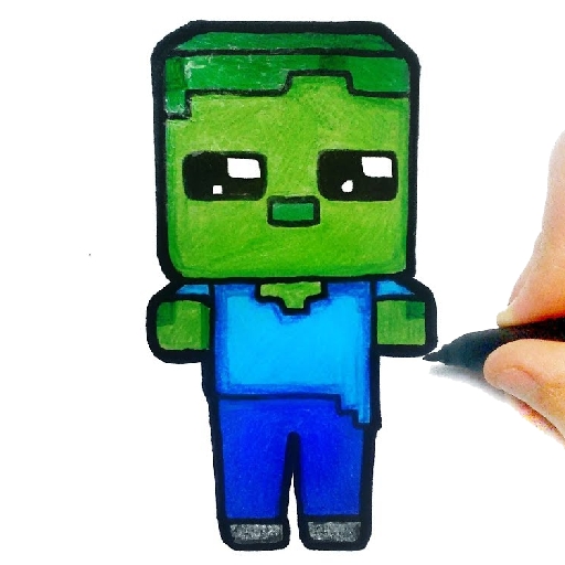 Easy Kids Coloring Minecraft