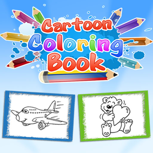 Cartoon Coloring Book Game