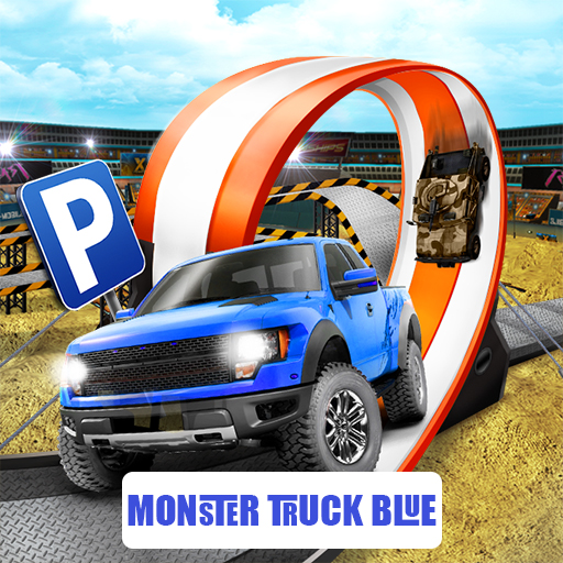 Monster-Truck-Parking Free 3D Blue