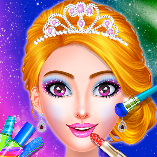 Princess Dress up & Makeover - Color by Number