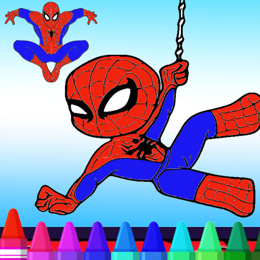 Spiderman Coloring Game