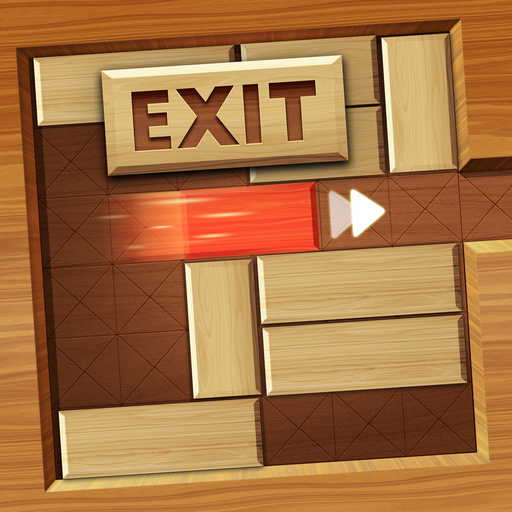 EXIT : unblock red wood block