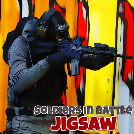 Soldiers in Battle Jigsaw